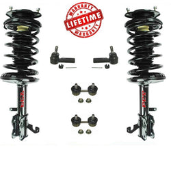 Corolla Chevrolet Geo Prizm Kit de 6 piezas de puntal de resorte rápido delantero y varillas de amarre de montaje