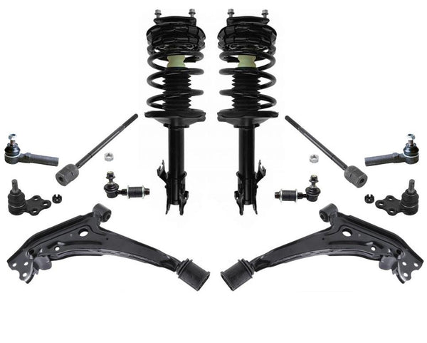 Kit de suspensión delantera y chasis de 12 piezas para Nissan Quest y Mercury Villager 93-98