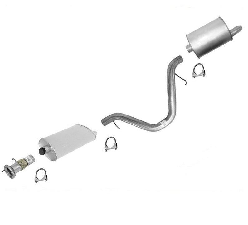 06-09 Trailblazer Base Model Exhaust System Pipe Muffler 4.2L Only