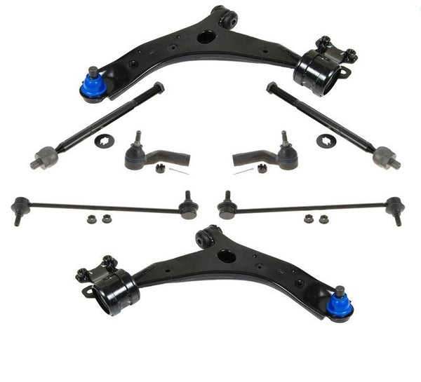 Fits for 04-09 Mazda 3 Non Turbo Lower Control Arms and Ball Joint Assembly 8Pc