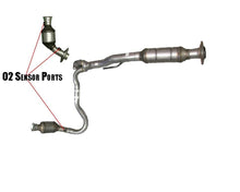 02-03 3.7 Liberty L & R Pre Converter & Rr Main Y Pipe Catalytic Converter19302