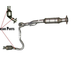 02-03 3.7 Liberty L & R Pre Converter & Rr Main Y Pipe Catalytic Converter19302