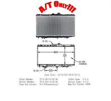 PRIZM & COROLLA 88-92 Radiator with Automatic Transmission ONLY!!!