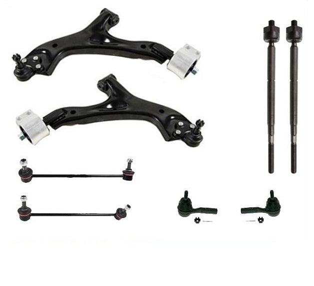 04-2007 Fits VUE CONTROL ARM W/ BALL JOINT TIE RODS STABILIZER LINKS 8Pc