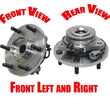 (2) Rodamientos de cubo de rueda delantera 100% nuevos para Infiniti 04-07 QX56 04-07 Titan NUEVO
