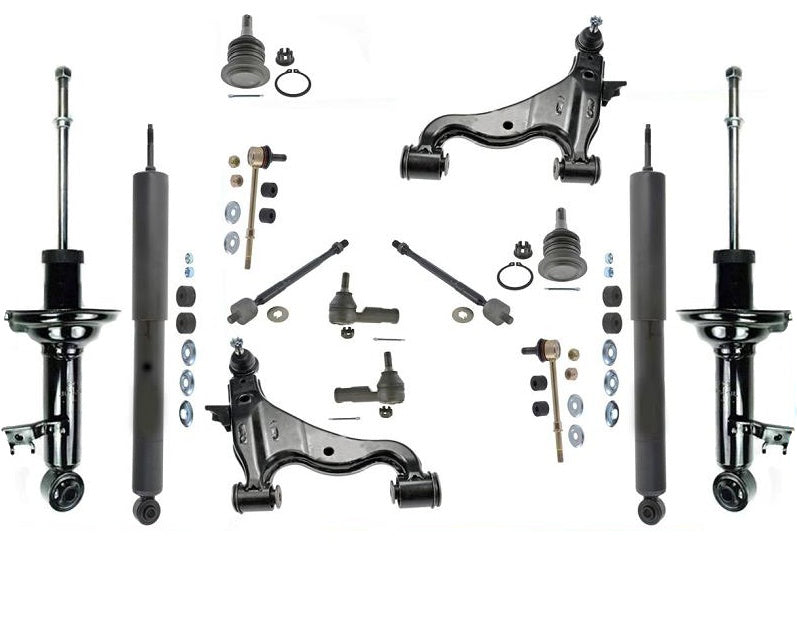 Front & Rear Shocks Control Arms Tie Rods & Links 05-14 Tacoma Rear Wheel Drive