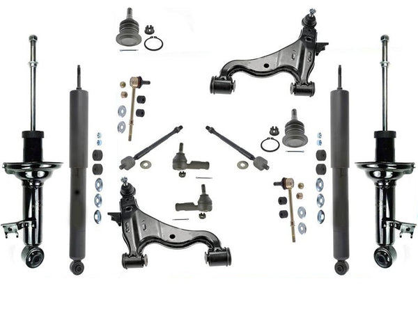 Front & Rear Shocks Control Arms Tie Rods & Links 05-14 Tacoma Rear Wheel Drive
