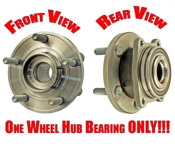 (1) 100% New Front Wheel Bearing Hub Assembly Fits For 11-14 200 07-10 Sebring