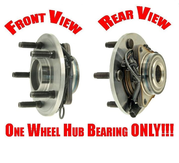 06 to 12/07/08 Ram 1500 5 Stud 4 Wheel ABS Wheel Bearing and Hub Assembly