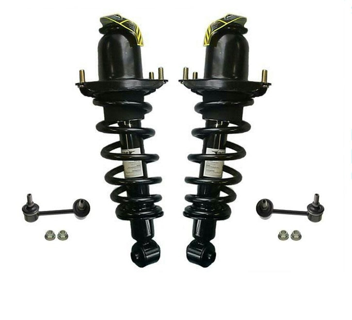 Rr Coil Spring Strut and Mounts With Rear Sway Bar Links For Scion Tc 05-10 4pc