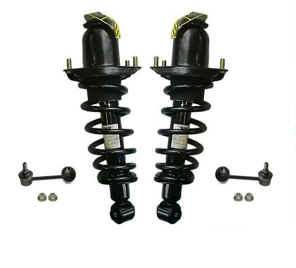 Puntal de resorte helicoidal Rr y soportes con enlaces de barra estabilizadora trasera para Scion Tc 05-10 4 piezas