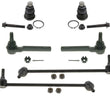 Se adapta al kit de chasis Quest de 6 piezas 04-09, rótulas, varillas de amarre, barra estabilizadora, eslabones estabilizadores