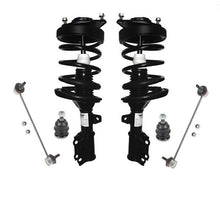 Front Coil Spring Strut Ball Joints Sway Links for 03-08 Tiburon 6Pc
