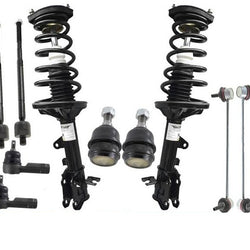 Frt Coil Spring Strut Ball Joints Sway Link Tie Rods Kit for 03-08 Tiburon 10pc