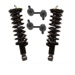 Complete Strut Coil Springs Sway Bar Links for 05-13 Frontier 6cyl 4WD 4Pc