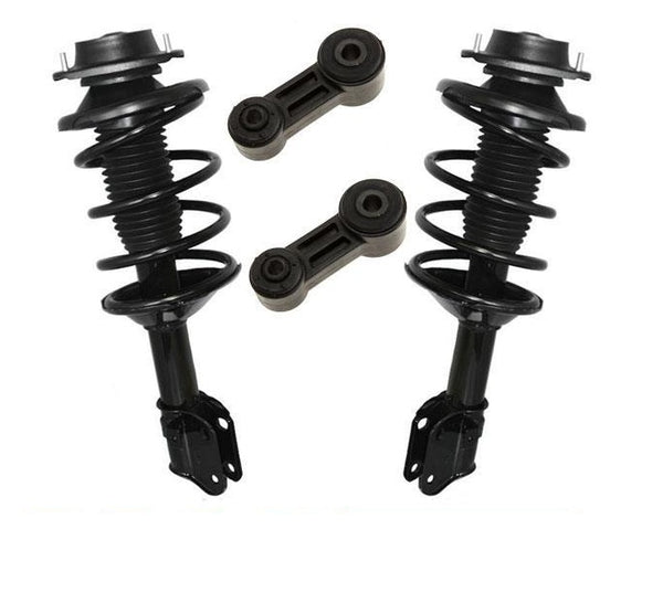 Front Coil Spring Strut Assembly Stablizer Link Kit fits for 00-02 Subaru Legacy