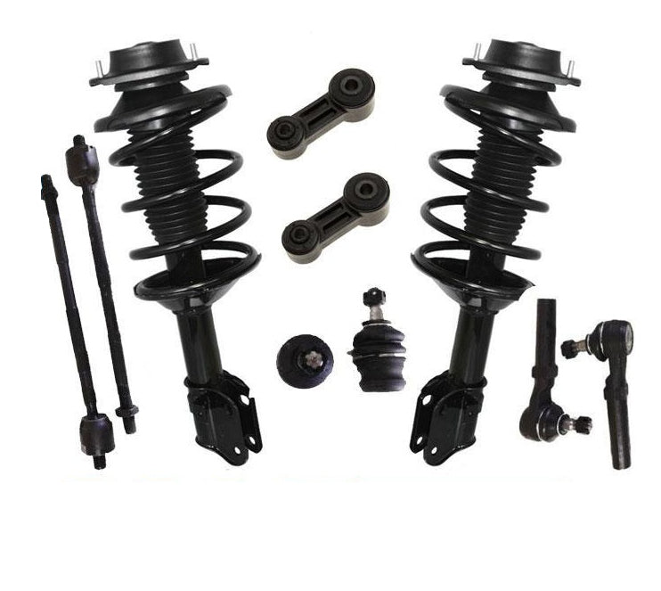 Puntales de resorte helicoidal, barra estabilizadora, juntas esféricas para Subaru Legacy 2.5L 2000-2002
