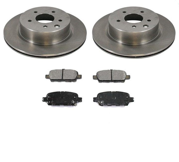 09-16 Maxima (2) Rear 31387 Disc Brake Rotor With Rear Ceramic Pads
