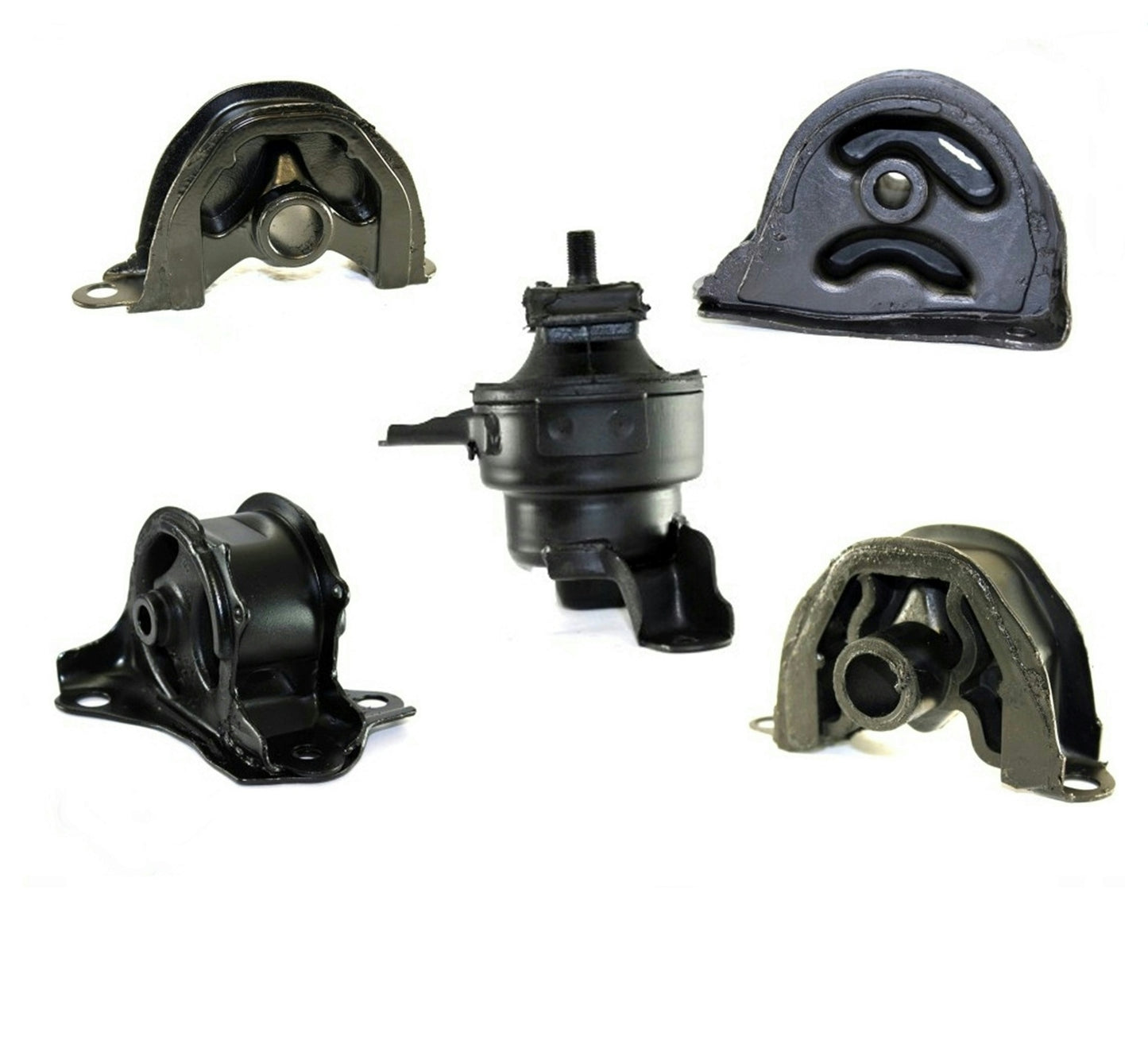 Engine Motor and Transmission Mount Kit 5pc Set for 1996-2000 Honda Civic 1.6L