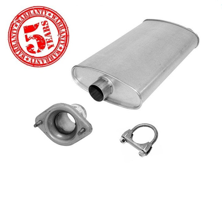NEW Flange Inlet & Muffler Fits for 01/20/2000 to 2001 Jeep Cherokee 4.0L