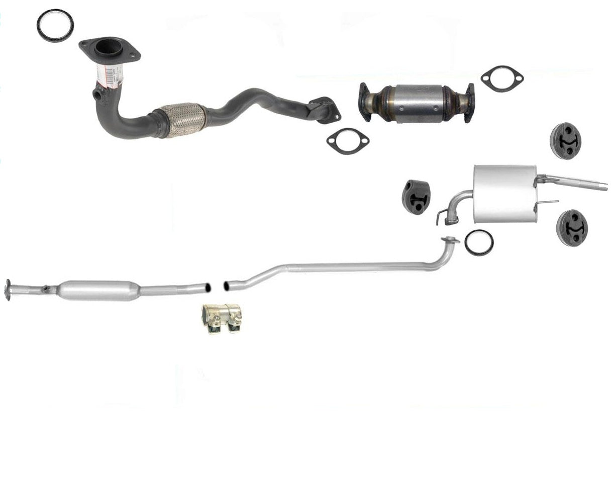 for 96-97 Corolla 1.6L 1.8L California Emissions Complete Exhaust System Muffler