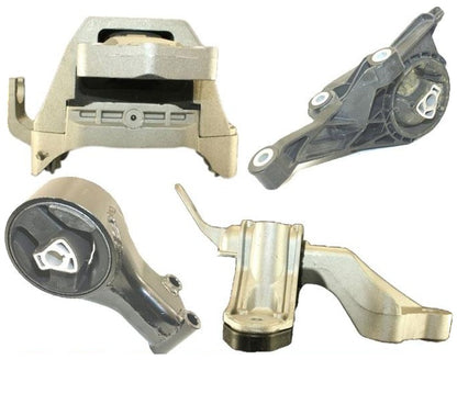Juego de montaje de motor de transmisión, 4 piezas, para Chevy Cruze automático 11-15 1.4