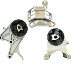 Juego de 3 soportes para motor de transmisión para Chevy Malibu 09-12 2.4L 6 velocidades Auto