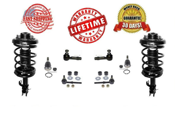 KIT de rótulas y puntal de resorte rápido delantero para Maxima 95-99, 8 piezas