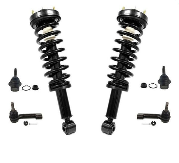 Front Complete Shock Strut Coil Spring Mounts 09-12 Fits Ford F-150 4WD 6Pc Kit