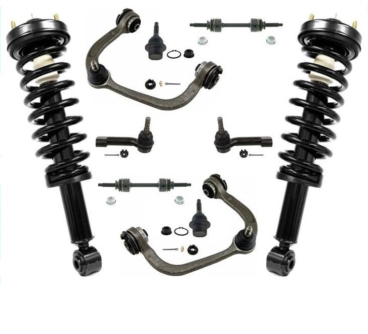 Front Complete Shock Strut Coil Spring Mounts 09-12 Fits Ford F-150 4WD 10Pc Kit