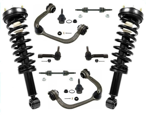 Front Complete Shock Strut Coil Spring Mounts 09-12 Fits Ford F-150 4WD 10Pc Kit