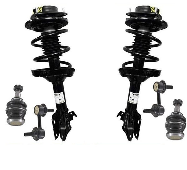 Conjunto de puntal de resorte helicoidal BJ y enlaces de barra estabilizadora para Subaru Outback 05-09