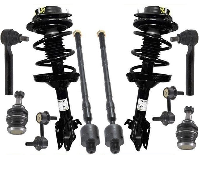 Enlaces de barra estabilizadora con juntas esféricas y puntal de resorte helicoidal para Subaru Outback 05-09