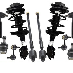 Kit de eslabones de barra estabilizadora con juntas esféricas y resorte helicoidal, compatible con Subaru Legacy 05-09