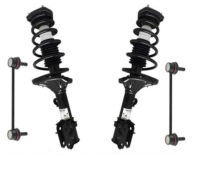 Puntal de resorte helicoidal rápido trasero y enlaces de barra estabilizadora para Kia Sportage 2005-2009