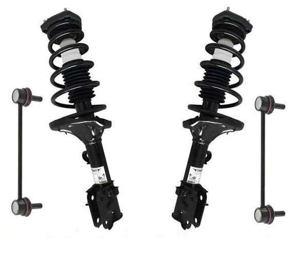 Rear Quick Coil Spring Strut & Sway Bar Links For Kia Sportage 2005-2009