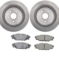 Pastillas de freno de cerámica para rotores de freno traseros para Subaru Legacy y Outback 05-09.