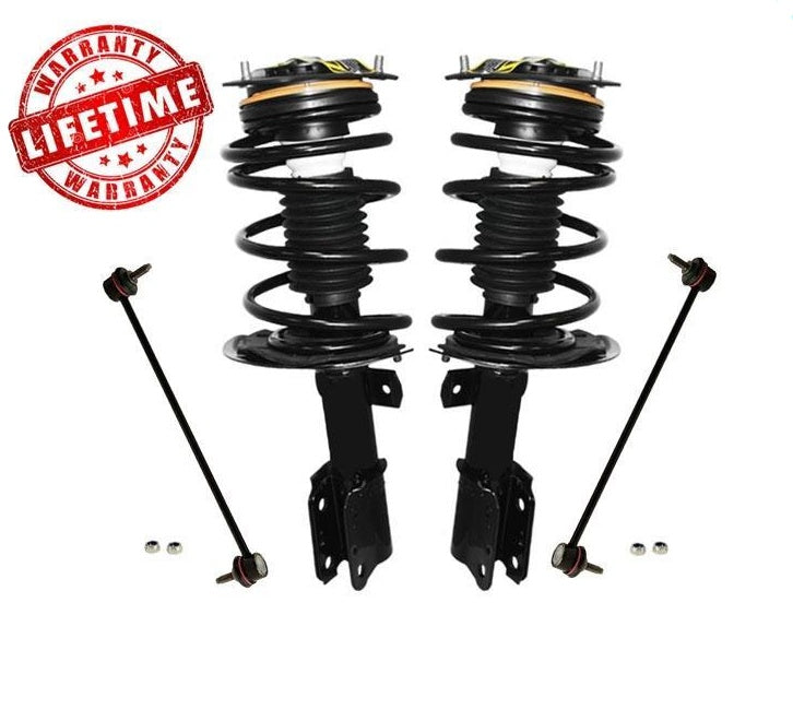 04-08 Grand Prix With Sway Bar Link Attached to Strut base 4Pc Kit