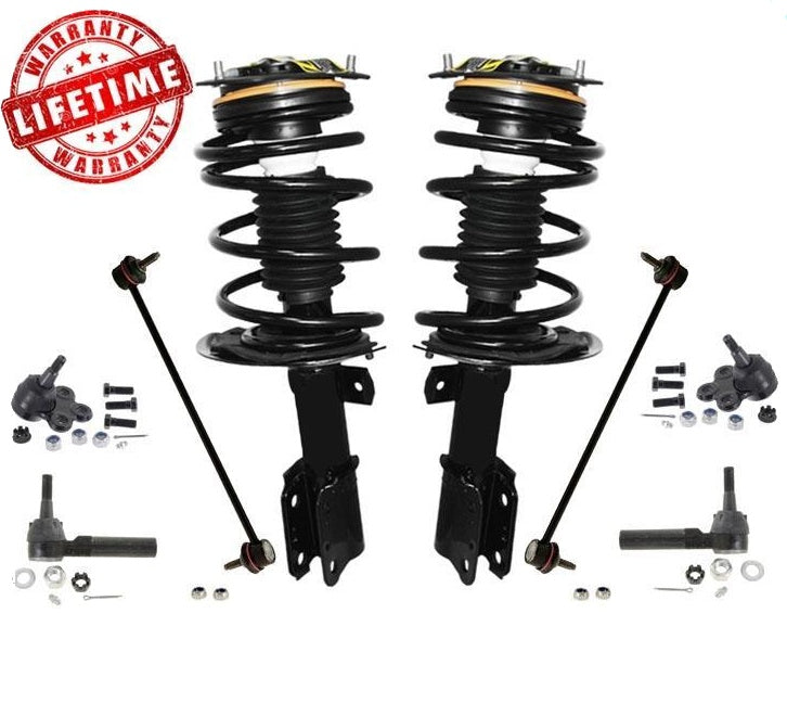 04-08 Grand Prix With Sway Bar Link Attached to Strut base 8Pc Kit