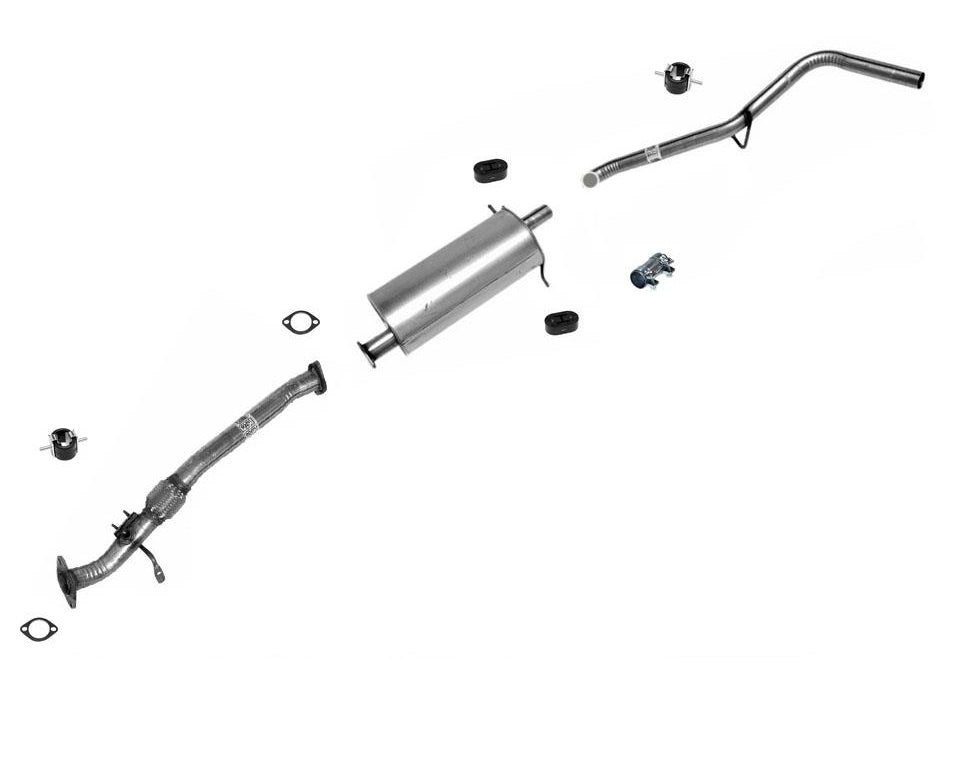 Muffler Tail Pipe for Nissan Frontier 2.4L King Cab RWD 98-00 Federal Emissions