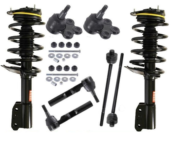 COMPLETE SPRING STURTS BALL JOINTS INN OUT TIE RODS LINKS For RENDEZVOUS 02-07