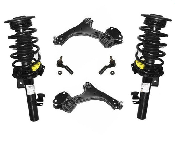 Front Complete Quick Coil Spring Strut Assembly Set Pair Fits Volvo 07-13 S80