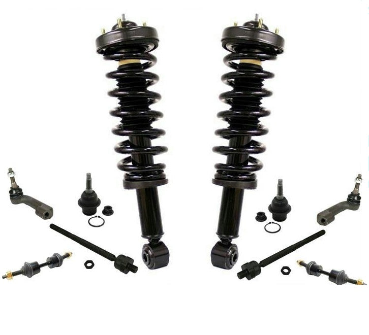 Ft Coil Spring Struts Tie Rods Ball Joints for Ford F150 09-13 Rear Wheel Drive