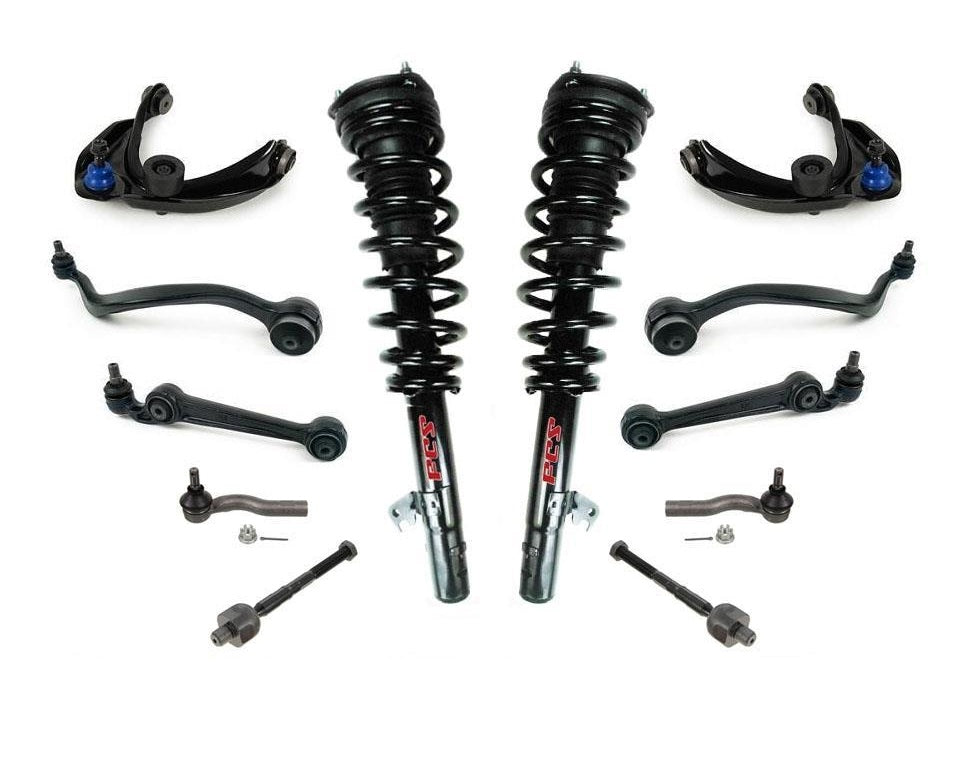 03-07 Mazda 6 3.0L Automatic Control Arm and Ball Joint Kit Tie Rods Struts 12Pc