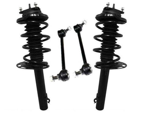 Juego de eslabones de barra estabilizadora de montaje de puntal de resorte rápido delantero para Ford Focus 06-10