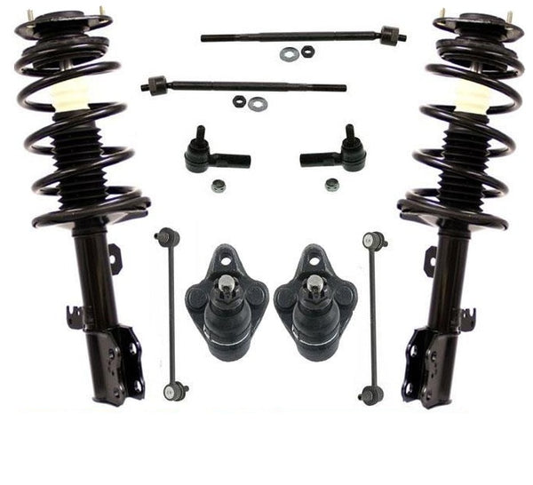 Barras de acoplamiento de enlaces de rótulas de puntal delantero para tracción delantera Toyota Matrix 03-08