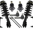 Front Coil Spring Strut Ball Joints Sway Bar Link Tie Rods For 96-98 Pathfinder
