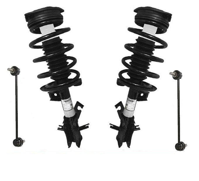 Enlace de barra estabilizadora de montaje de puntales de resorte helicoidal rápido delantero para Nissan Sentra 07-12