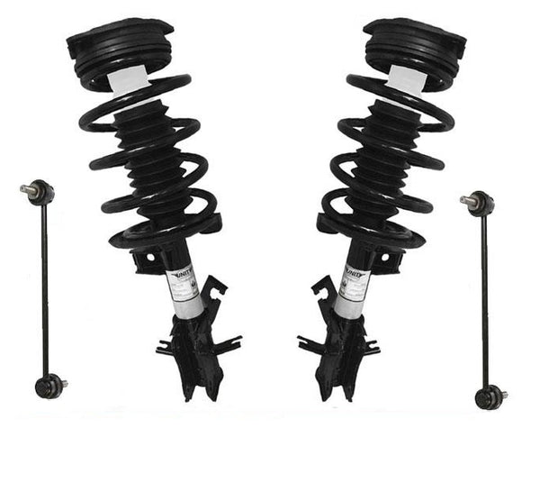 Enlace de barra estabilizadora de montaje de puntales de resorte helicoidal rápido delantero para Nissan Sentra 07-12