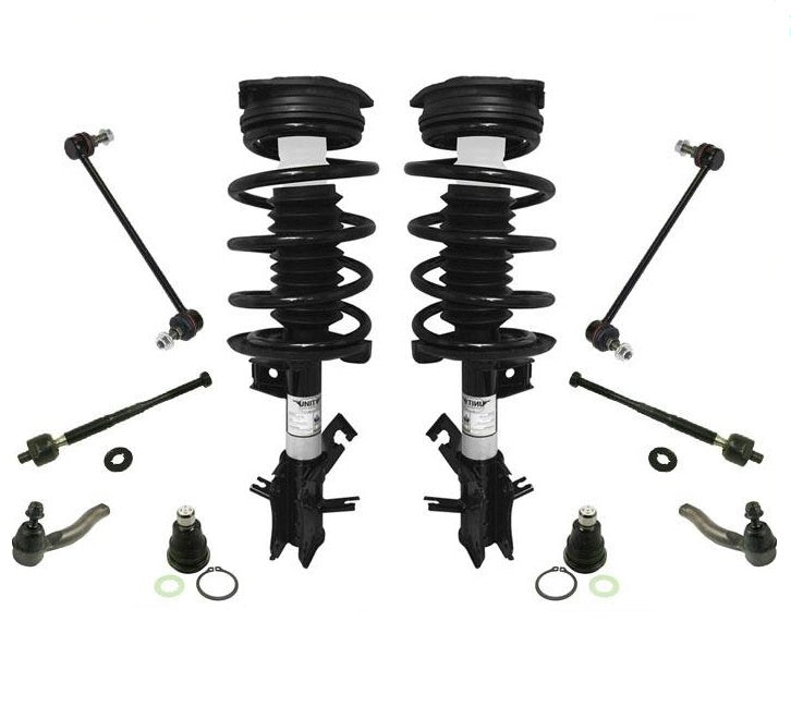 Resortes helicoidales, rótulas, barra estabilizadora, vínculos, varillas de amarre para un Nissan Sentra 07-12
